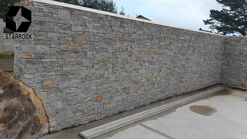 Natural Slate Green Rusty Culture Stone for Wall Decorative Panels