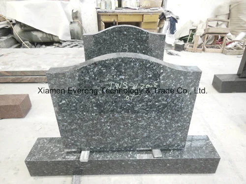 Natural Stone Carved Double Heart Granite/Marble Grave Monument Tombstone