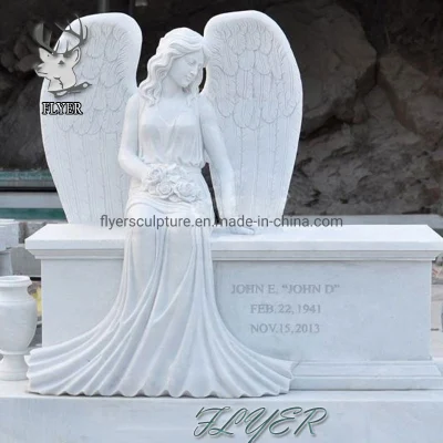 Низкая цена на заказ на открытом воздухе кладбище мемориал гранитная надгробная плита мраморная статуя ангела надгробная плита